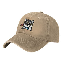 Load image into Gallery viewer, Personalized Husky Baseball Cap - Romeo Husky Design - Match Your Dog's Coat Color-Hats &amp; Caps-Accessories,Baseball Caps,Dog Mom Gifts-5