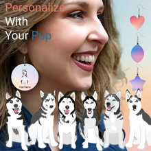 Load image into Gallery viewer, huskies earrings-womens-multi