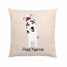 Load image into Gallery viewer, Personalized Husky Linen Pillowcase-Linen Pillow Case-Cotton-Linen-16"x16"