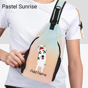 Personalized Husky Love Unisex Sling Bag Backpack-Accessories-Husky-Unisex Sling Bag Backpack-Pastel Sunrise-One Size-21