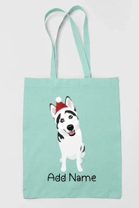 Personalized Husky Love Zippered Tote Bag-Accessories-Accessories, Bags, Dog Mom Gifts, Personalized, Siberian Husky-12