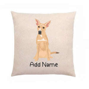 Personalized Indian Pariah Dog Linen Pillowcase-Home Decor-Dog Dad Gifts, Dog Mom Gifts, Home Decor, Indian Pariah Dog, Personalized, Pillows-2