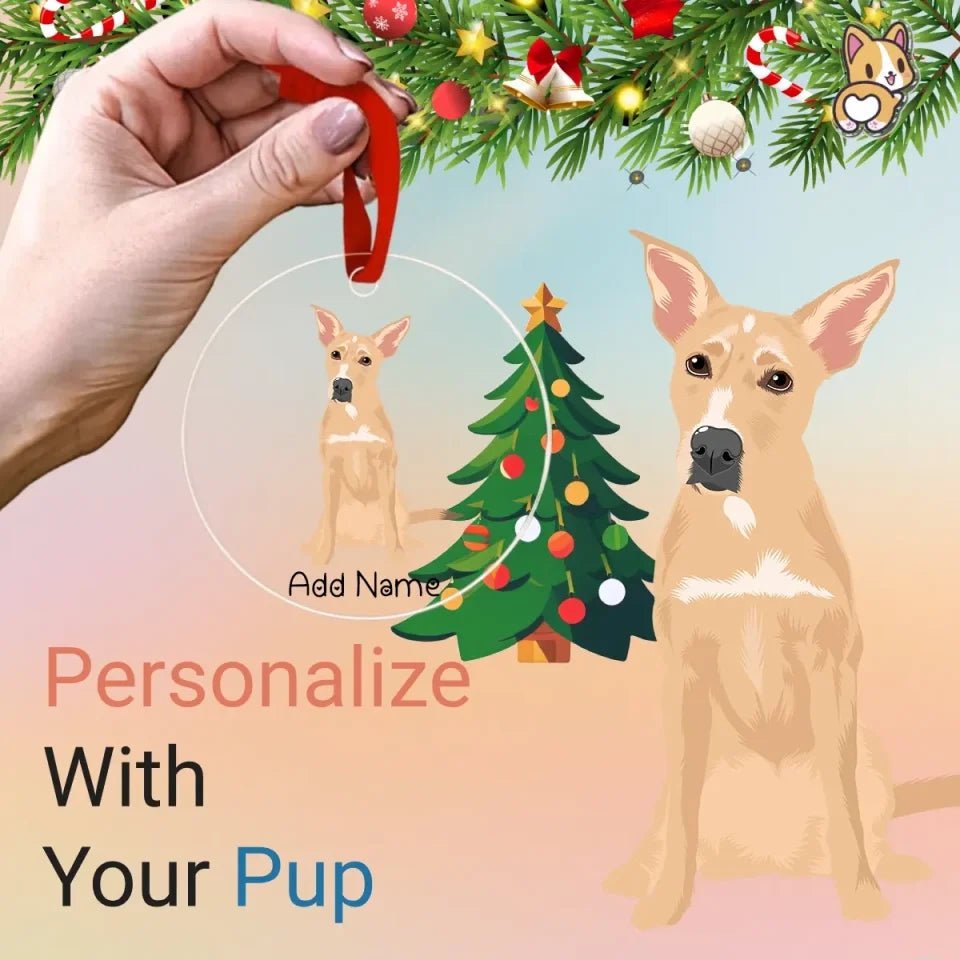 Mixed Breed christmas-tree-ornament-single