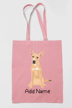 Load image into Gallery viewer, Personalized Indian Pariah Dog Love Zippered Tote Bag-Accessories-Accessories, Bags, Dog Mom Gifts, Indian Pariah Dog, Personalized-11