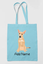 Load image into Gallery viewer, Personalized Indian Pariah Dog Love Zippered Tote Bag-Accessories-Accessories, Bags, Dog Mom Gifts, Indian Pariah Dog, Personalized-13