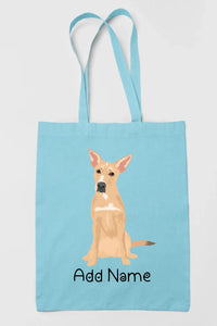 Personalized Indian Pariah Dog Love Zippered Tote Bag-Accessories-Accessories, Bags, Dog Mom Gifts, Indian Pariah Dog, Personalized-13