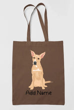 Load image into Gallery viewer, Personalized Indian Pariah Dog Love Zippered Tote Bag-Accessories-Accessories, Bags, Dog Mom Gifts, Indian Pariah Dog, Personalized-15