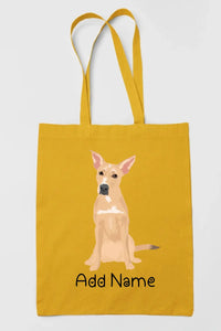 Personalized Indian Pariah Dog Love Zippered Tote Bag-Accessories-Accessories, Bags, Dog Mom Gifts, Indian Pariah Dog, Personalized-17