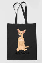 Load image into Gallery viewer, Personalized Indian Pariah Dog Love Zippered Tote Bag-Accessories-Accessories, Bags, Dog Mom Gifts, Indian Pariah Dog, Personalized-19