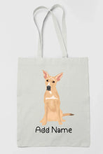 Load image into Gallery viewer, Personalized Indian Pariah Dog Love Zippered Tote Bag-Accessories-Accessories, Bags, Dog Mom Gifts, Indian Pariah Dog, Personalized-3