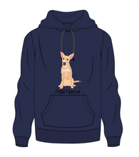 Load image into Gallery viewer, Personalized Indian Pariah Dog Men&#39;s Warm Hoodie Sweatshirt-Apparel-Apparel, Dog Dad Gifts, Hoodie, Indian Pariah Dog, Personalized, Sweatshirt-Men&#39;s Warm Hoodie Sweatshirt-Navy Blue-S-2