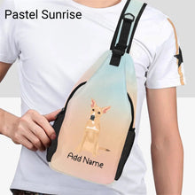 Load image into Gallery viewer, Personalized Indian Pariah Dog Unisex Sling Bag Backpack-Accessories-Indian Pariah Dog-Unisex Sling Bag Backpack-Pastel Sunrise-One Size-21