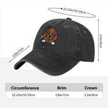 Load image into Gallery viewer, Personalized Irish Setter Baseball Cap - Romeo Irish Setter Design - Match Your Dog's Coat Color-Hats &amp; Caps-Accessories,Baseball Caps,Dog Mom Gifts-7