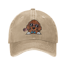 Load image into Gallery viewer, Personalized Irish Setter Baseball Cap - Romeo Irish Setter Design - Match Your Dog's Coat Color-Hats &amp; Caps-Accessories,Baseball Caps,Dog Mom Gifts-Beige-One Size-4