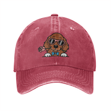 Load image into Gallery viewer, Personalized Irish Setter Baseball Cap - Romeo Irish Setter Design - Match Your Dog's Coat Color-Hats &amp; Caps-Accessories,Baseball Caps,Dog Mom Gifts-Wine Red-One Size-3