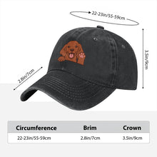 Load image into Gallery viewer, Personalized Irish Setter Baseball Cap - Waving Irish Setter Design - Match Your Dog's Coat Color-Hats &amp; Caps-7