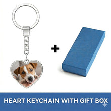 Load image into Gallery viewer, Personalized Jack Russell Terrier Keychain - Heart Shaped - Double-Sided Glass-Key Chain-Accessories,Jack Russell Terrier,Keychain,Upload Photo-4