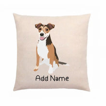 Load image into Gallery viewer, Personalized Jack Russell Terrier Linen Pillowcase-Linen Pillow Case-Cotton-Linen-16"x16"