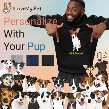 Personalized Jack Russell Terrier Love Mens Warm Hoodie Sweatshirt 360x