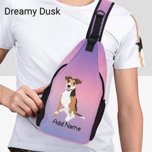 Load image into Gallery viewer, Personalized Jack Russell Terrier Love Unisex Sling Bag Backpack-Accessories-Jack Russell Terrier-Unisex Sling Bag Backpack-Dreamy Dusk-One Size-16