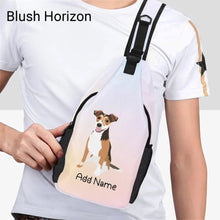 Load image into Gallery viewer, Personalized Jack Russell Terrier Love Unisex Sling Bag Backpack-Accessories-Jack Russell Terrier-Unisex Sling Bag Backpack-Blush Horizon-One Size-20