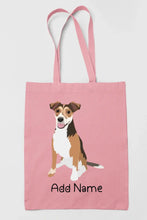 Load image into Gallery viewer, Personalized Jack Russell Terrier Love Zippered Tote Bag-Accessories-Accessories, Bags, Dog Mom Gifts, Jack Russell Terrier, Personalized-11