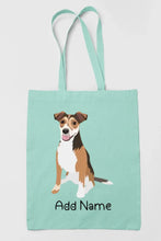 Load image into Gallery viewer, Personalized Jack Russell Terrier Love Zippered Tote Bag-Accessories-Accessories, Bags, Dog Mom Gifts, Jack Russell Terrier, Personalized-12