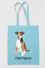 Load image into Gallery viewer, Personalized Jack Russell Terrier Love Zippered Tote Bag-Accessories-Accessories, Bags, Dog Mom Gifts, Jack Russell Terrier, Personalized-13