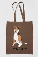 Load image into Gallery viewer, Personalized Jack Russell Terrier Love Zippered Tote Bag-Accessories-Accessories, Bags, Dog Mom Gifts, Jack Russell Terrier, Personalized-15