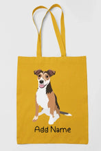 Load image into Gallery viewer, Personalized Jack Russell Terrier Love Zippered Tote Bag-Accessories-Accessories, Bags, Dog Mom Gifts, Jack Russell Terrier, Personalized-17