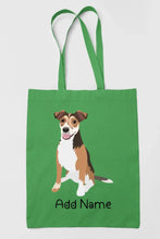 Load image into Gallery viewer, Personalized Jack Russell Terrier Love Zippered Tote Bag-Accessories-Accessories, Bags, Dog Mom Gifts, Jack Russell Terrier, Personalized-18