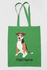 Personalized Jack Russell Terrier Love Zippered Tote Bag-Accessories-Accessories, Bags, Dog Mom Gifts, Jack Russell Terrier, Personalized-18