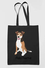 Load image into Gallery viewer, Personalized Jack Russell Terrier Love Zippered Tote Bag-Accessories-Accessories, Bags, Dog Mom Gifts, Jack Russell Terrier, Personalized-19