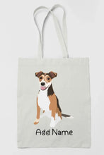 Load image into Gallery viewer, Personalized Jack Russell Terrier Love Zippered Tote Bag-Accessories-Accessories, Bags, Dog Mom Gifts, Jack Russell Terrier, Personalized-3