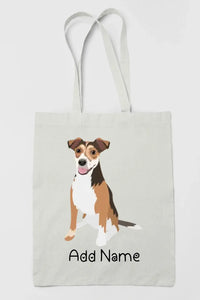 Personalized Jack Russell Terrier Love Zippered Tote Bag-Accessories-Accessories, Bags, Dog Mom Gifts, Jack Russell Terrier, Personalized-3