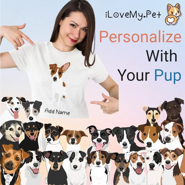 Personalized Jack Russell Terrier Mom T Shirt For Women 360x