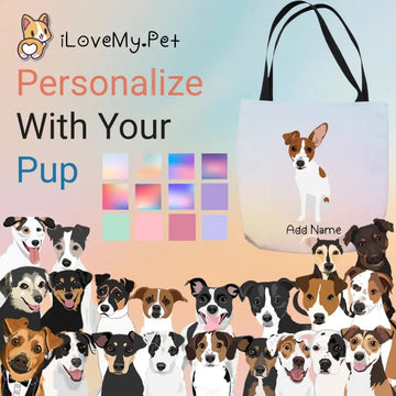 Personalized Jack Russell Terrier Small Tote Bag 360x