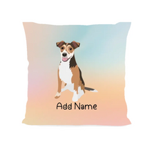 Load image into Gallery viewer, Personalized Jack Russell Terrier Soft Plush Pillowcase-Home Decor-Dog Dad Gifts, Dog Mom Gifts, Home Decor, Jack Russell Terrier, Personalized, Pillows-Soft Plush Pillowcase-As Selected-12&quot;x12&quot;-2