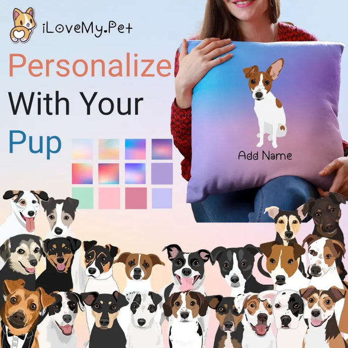 Personalized Jack Russell Terrier Soft Plush Pillowcase-Home Decor-Dog Dad Gifts, Dog Mom Gifts, Home Decor, Jack Russell Terrier, Personalized, Pillows-1