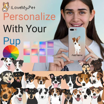 Personalized Jack Russell Terrier Soft Shell Phone Cover 360x