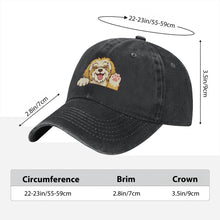 Load image into Gallery viewer, Personalized Lhasa Apso Baseball Cap - Waving Lhasa Apso Design - Match Your Dog's Coat Color-Hats &amp; Caps-Accessories,Baseball Caps,Dog Dad Gifts,Dog Mom Gifts,Lhasa Apso-7