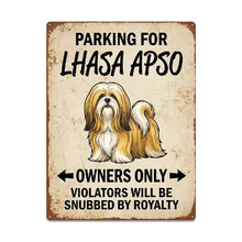 Load image into Gallery viewer, Personalized Lhasa Apso Sign - Funny Parking Sign - Match Your Dog’s Coat Color-Sign Board-Car Accessories,Lhasa Apso,Sign Board-Large-2