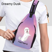 Load image into Gallery viewer, Personalized Maltese Love Unisex Sling Bag Backpack-Accessories-Maltese-Unisex Sling Bag Backpack-Dreamy Dusk-One Size-16