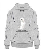 Load image into Gallery viewer, personalized-dog-mom-hoodie-heather-gray