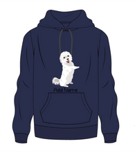 Load image into Gallery viewer, custom-dog-mom-hoodie--navy-blue