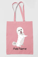 Load image into Gallery viewer, Personalized Maltese Love Zippered Tote Bag-Accessories-Accessories, Bags, Dog Mom Gifts, Maltese, Personalized-11