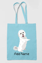 Load image into Gallery viewer, Personalized Maltese Love Zippered Tote Bag-Accessories-Accessories, Bags, Dog Mom Gifts, Maltese, Personalized-13