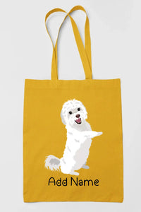 Personalized Maltese Love Zippered Tote Bag-Accessories-Accessories, Bags, Dog Mom Gifts, Maltese, Personalized-17