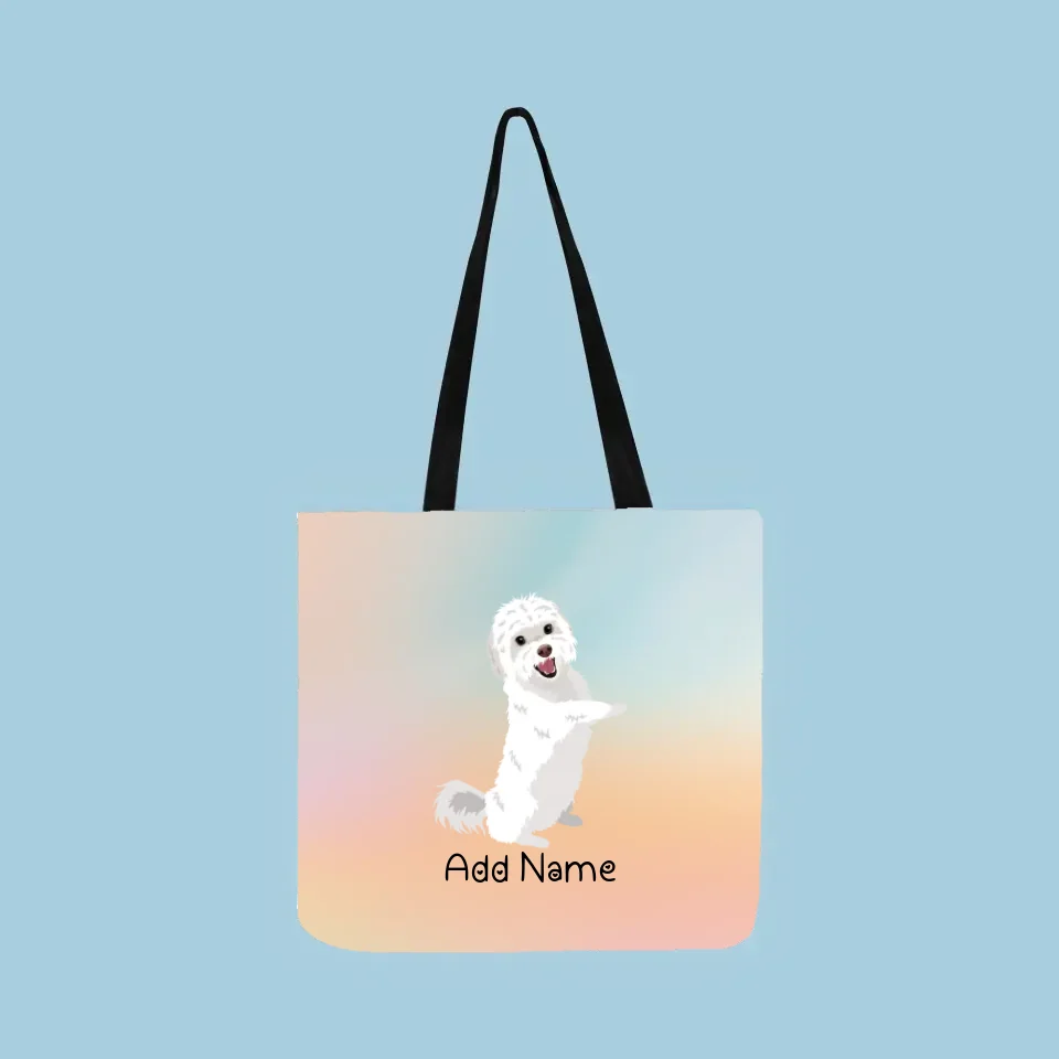 Personalized Maltese Small Tote Bag-Accessories-Accessories, Bags, Dog Mom Gifts, Maltese, Personalized-Small Tote Bag-Your Design-One Size-2