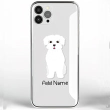 Load image into Gallery viewer, Personalized Maltese Soft Shell Phone Cover-Cell Phone Accessories-Accessories, Dog Mom Gifts, Maltese, Personalized, Phone Case-Phone Cover-Transparent TPU-One Size-2